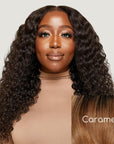 Natural Black Very Wavy HD Lace Wigs