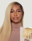 Platinum Blonde HD Lace Wig in 10"