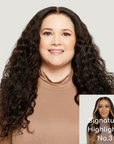 Natural Black Wavy HD Lace Wigs