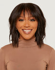 Very Straight HD Lace Wig in 10" with Bangs