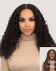 Natural Black Loose Curly HD Lace Wigs