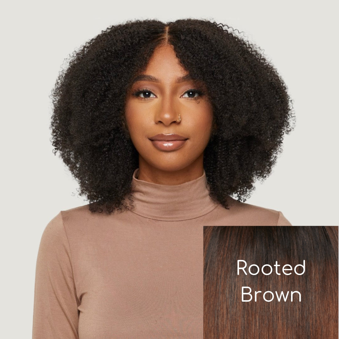 Afro Kinky Curly HD Lace Wigs (Semi-Custom)