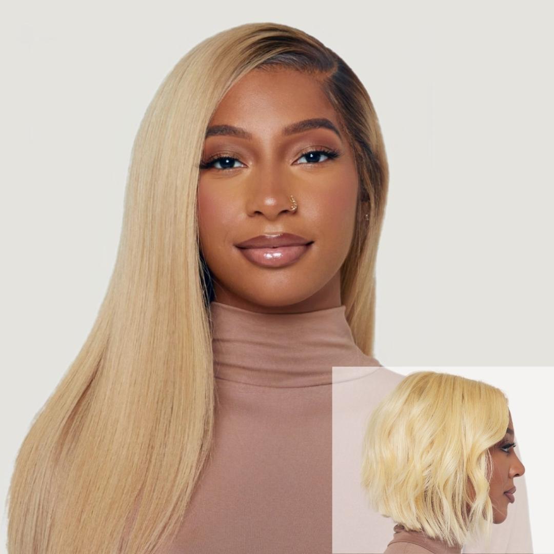 Very Straight Blonde HD Lace Wigs (Semi-Custom)