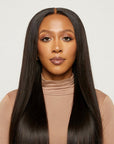 Natural Black Very Straight HD Lace Wigs
