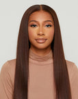 Natural Black Very Straight HD Lace Wigs
