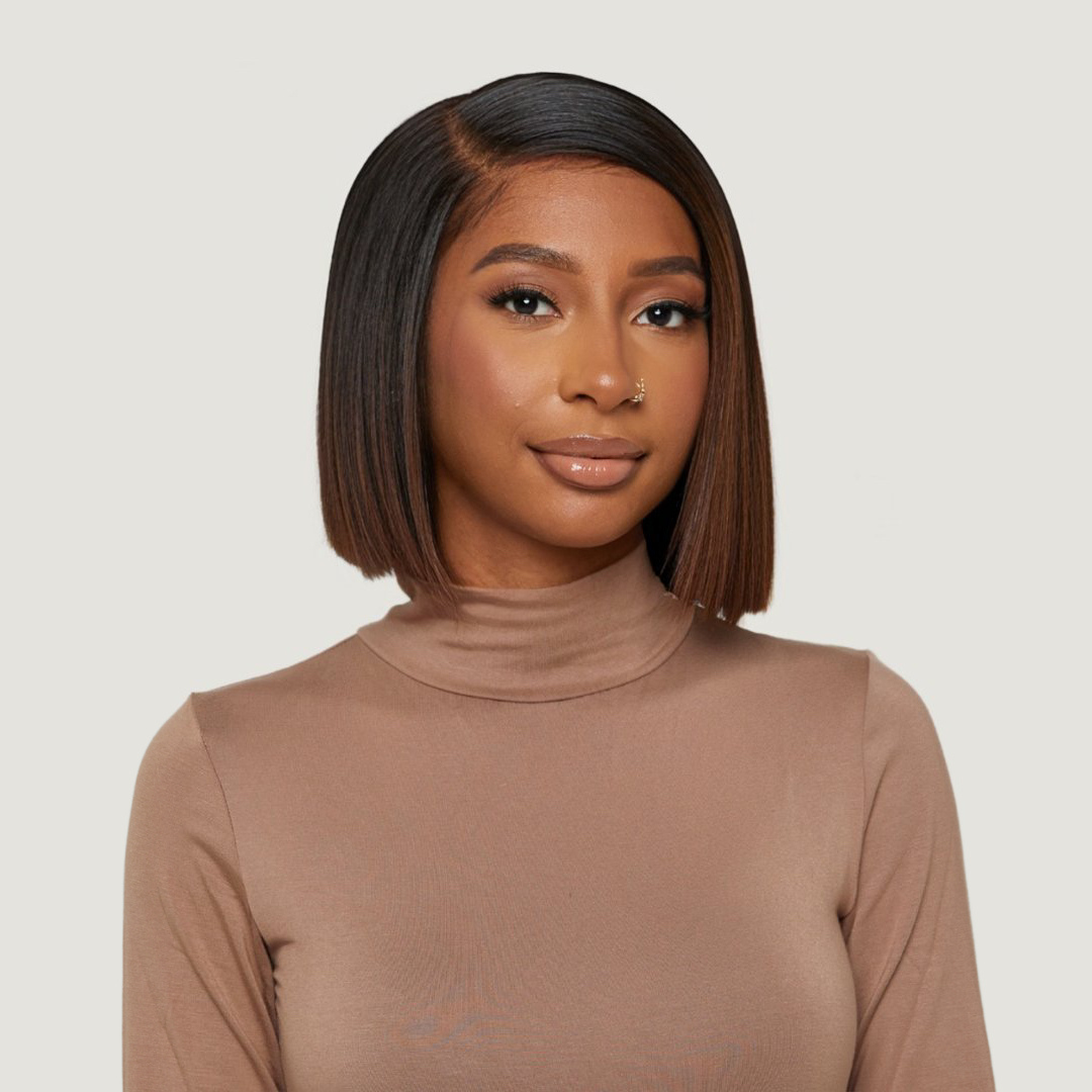 Dark Ombre HD Lace Bob Wig
