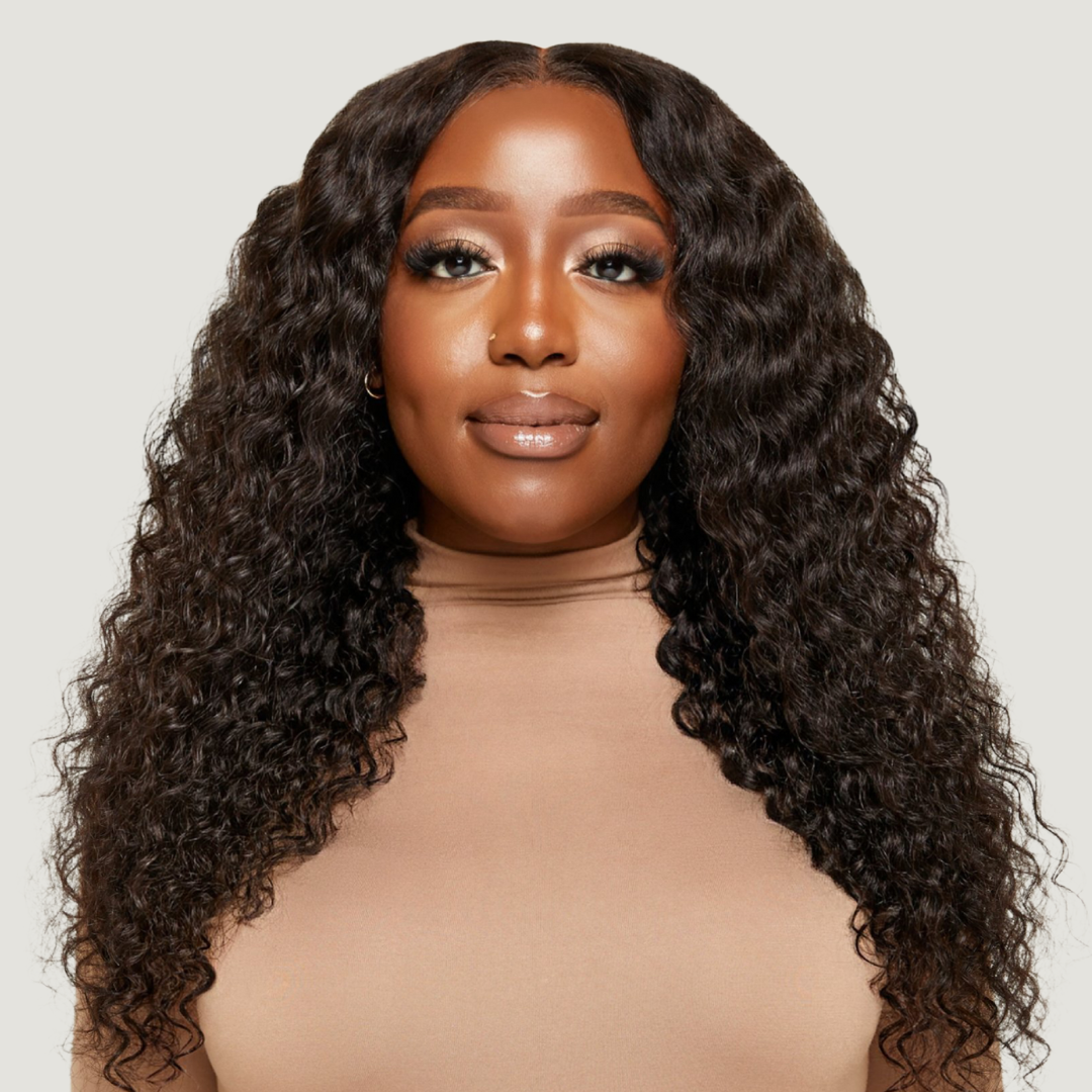Very Wavy 5X5 HD Lace Closure Wig in 18", Highlights