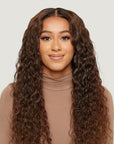 Natural Black Very Wavy HD Lace Wigs