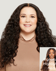 Natural Black Wavy HD Lace Wigs