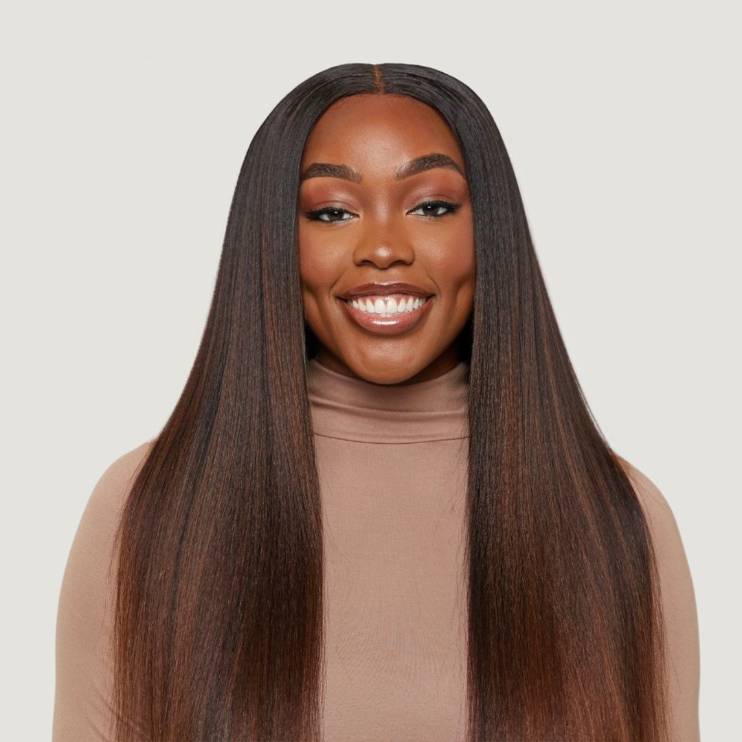 Natural Black Very Straight HD Lace Wigs